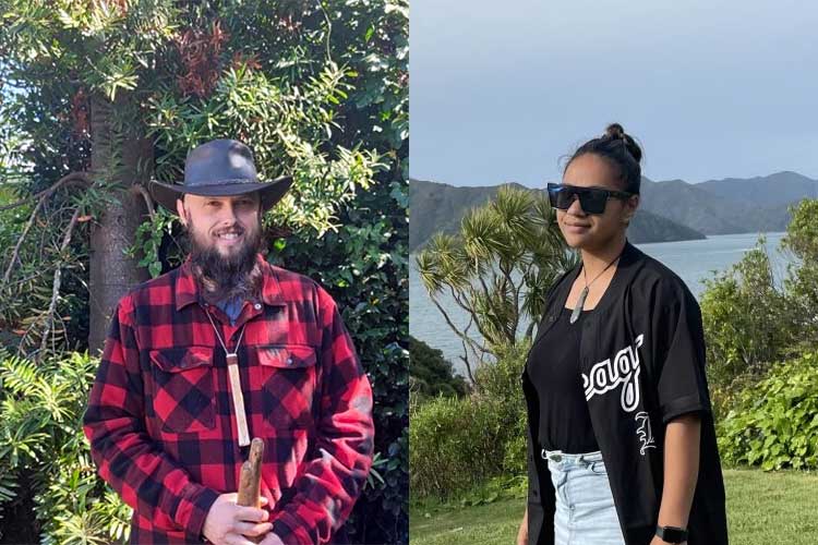 Pare Edmonds and Jonathon Glanville: Tauira Te Wānanga o Aotearoa