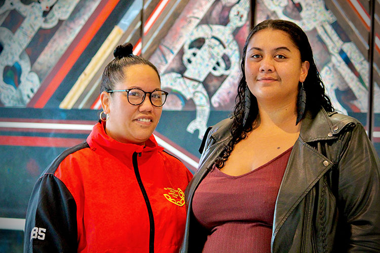 Te Awamutu Reo Māori kaiako: Teiria Davis and Whaitiri Ngaheu 