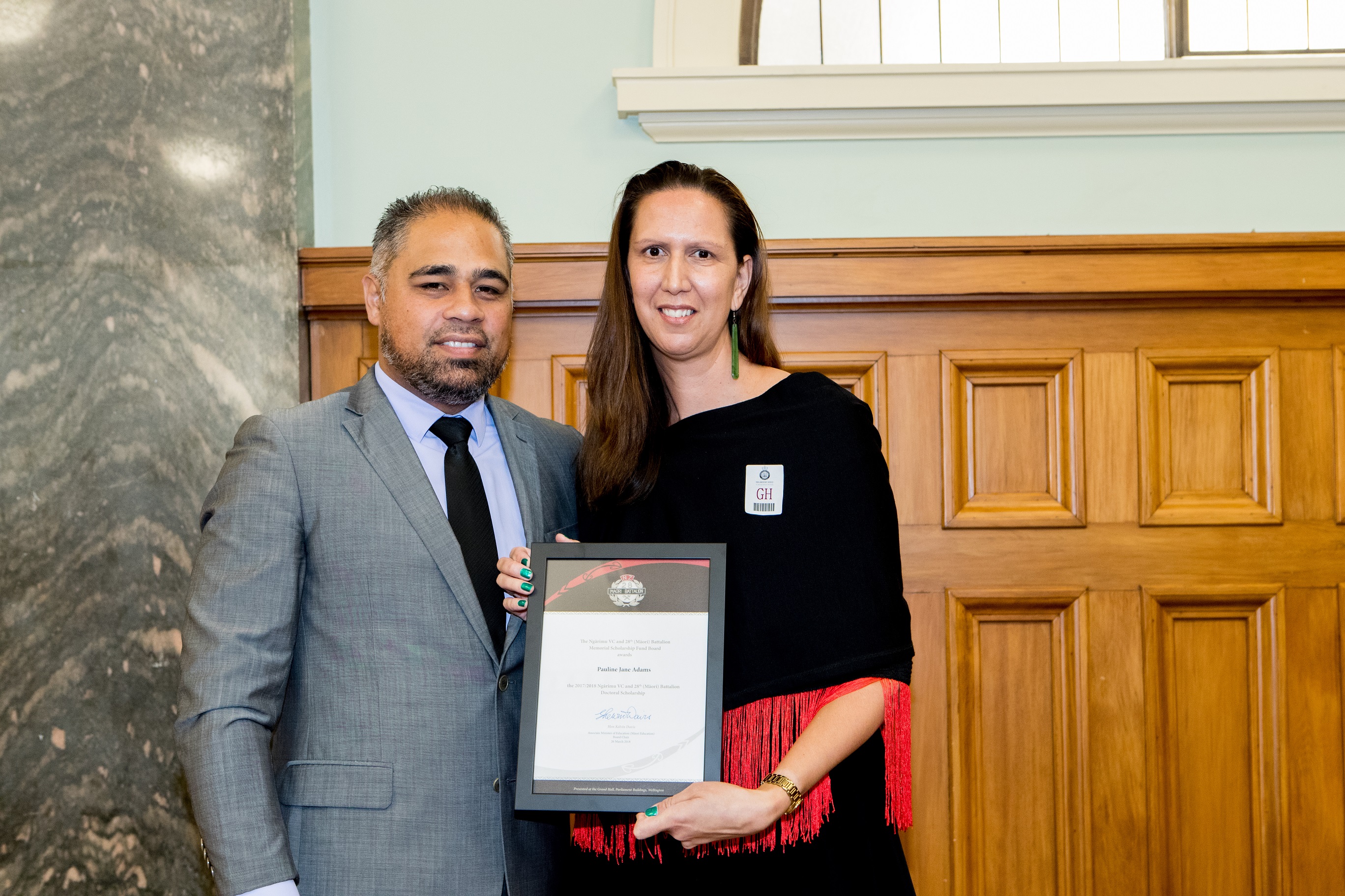 Pauline Adams recipient of a Ngarimu VC and 28th Māori Battalion Doctoral Scholarship