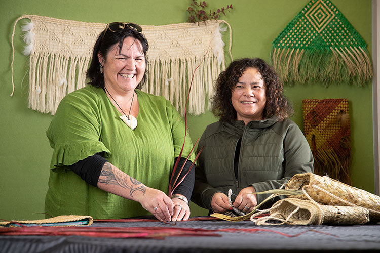 Maraea Peawini - Tauira: Toi Paematua (raranga), a 38-week contemporary Māori visual arts programme at Te Wānanga o Aotearoa in Ōtautahi 
