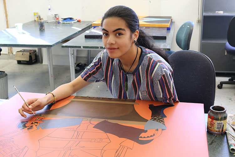 Tori-Analee Houkamau: Tauira - Rauangi (Māori visual arts)