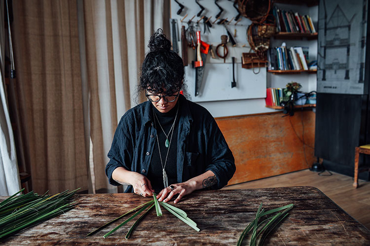 Ngaio Cowell - Toi Tauira. Photograph by: Naomi Haussmann