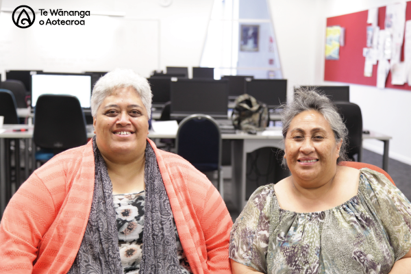 Franny Marsters and Sera Pulepule