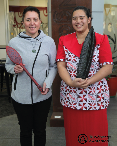 Kathleen Mendes and Gardenia Tafao Tuu'u