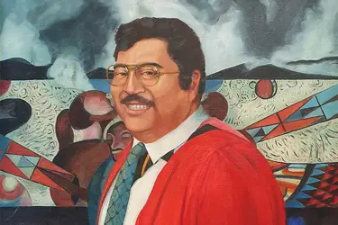 Buck Nin painted portrait