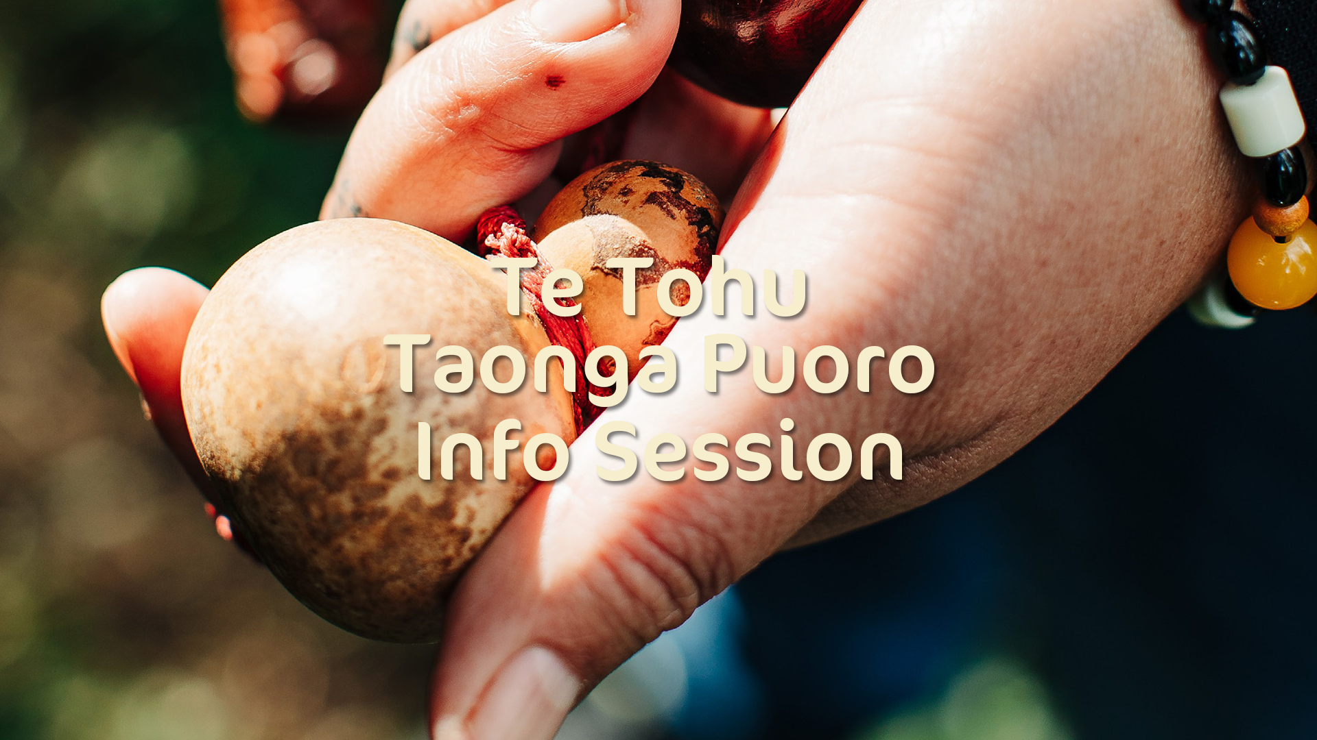 WTR26-306 - Taonga Puoro Info Session
