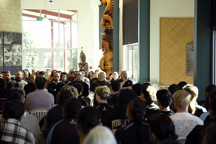 Pōwhiri for Rangatahi at Apakura campus in Te Awamutu